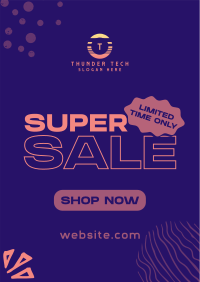 Modern Super Sale Poster Image Preview