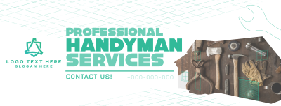 Modern Handyman Service Facebook cover Image Preview