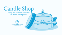 Candle Shop Promotion Facebook event cover Image Preview