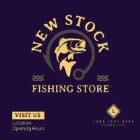 Fishing Store Instagram Post Design