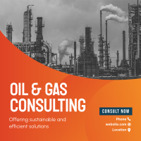Oil and Gas Business Linkedin Post Design