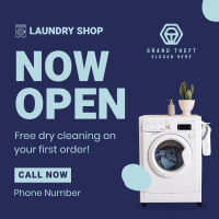 Laundry Shop Opening Linkedin Post Image Preview