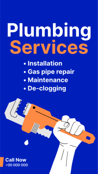 Plumbing Professionals Facebook story Image Preview