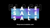 Gradient Flash Sale Facebook Event Cover Design