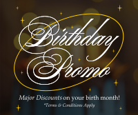 Birthday Promo Facebook Post Design