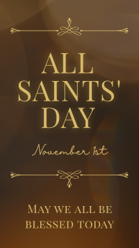 Illuminating Saints Facebook Story Design