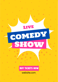 Live Comedy Show Flyer Image Preview