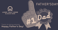 Number 1 Dad Facebook ad Image Preview