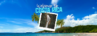 Paradise At Costa Rica Facebook Cover Design