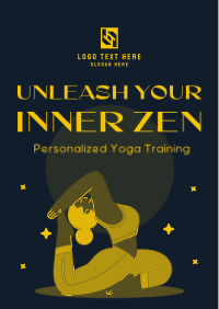 Quirky Yoga Unleash Your Inner Zen Favicon | BrandCrowd Favicon Maker