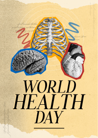 Vintage World Health Day Poster Image Preview