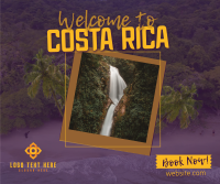 Paradise At Costa Rica Facebook Post Design