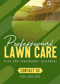 Professional Lawn Cleaning Flyer Design