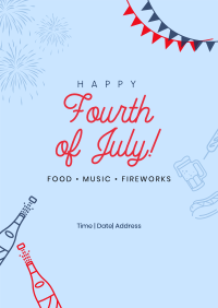 4th of July Celebration Poster Image Preview