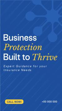 Minimalist Business Protection Insurance TikTok video Image Preview
