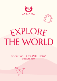 Explore the World Flyer Design