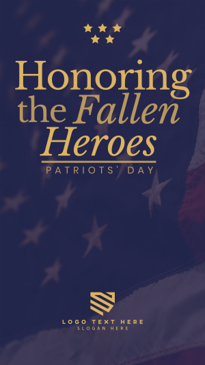 Honoring Fallen Soldiers Facebook story Image Preview