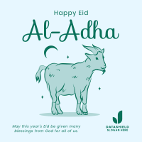 Eid Al Adha Goat Instagram post Image Preview