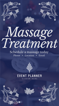 Art Nouveau Massage Treatment Facebook story Image Preview