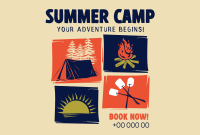Sunny Hills Camp Pinterest Cover Design