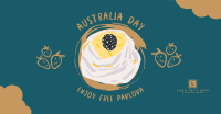 Australia Day Pavlova Facebook Ad Design
