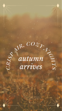 Autumn Arrives Quote Instagram Story Design