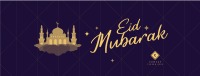 Eid Blessings Facebook cover Image Preview