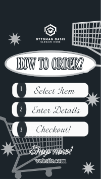 Order Instructions Retro TikTok Video Image Preview