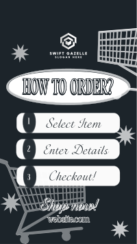 Order Instructions Retro TikTok Video Image Preview