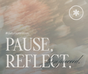 Pause & Reflect Facebook post Image Preview