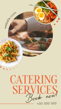 Food Catering Events YouTube Short Design