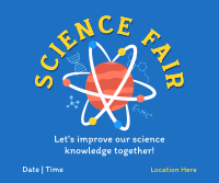 Science Fair Event Facebook Post Design