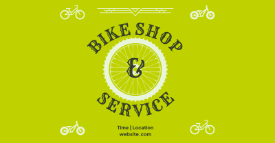 Bike Shop and Service Facebook ad Image Preview