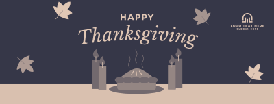 Blessed Thanksgiving Pie Facebook cover Image Preview