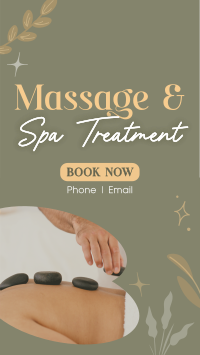 Massage and Spa Wellness Facebook Story Design
