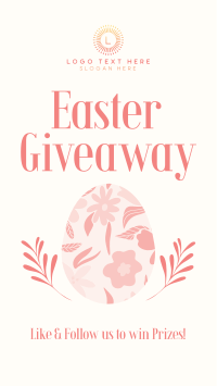 Floral Egg Giveaway Facebook story Image Preview