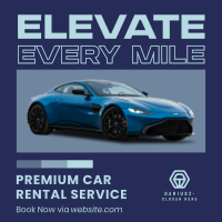 Premium Car Rental Instagram post Image Preview