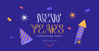 New Year Countdown Party Facebook ad Image Preview