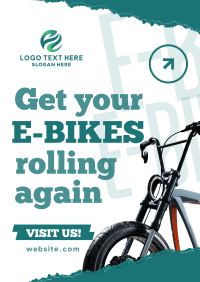 Rolling E-bikes Flyer Design