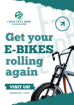 Rolling E-bikes Flyer Image Preview