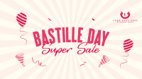 Celebrate Bastille Day Facebook Event Cover Design