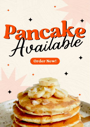 Pancakes Now Available Poster Image Preview