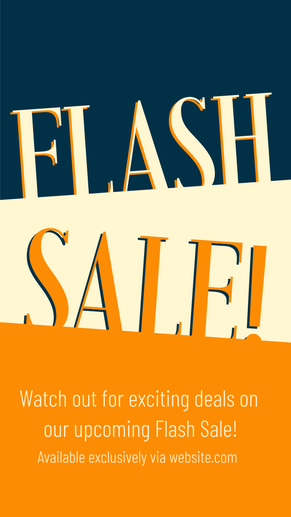 Flash Sale Stack Facebook Story Design