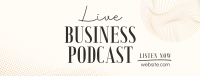 Corporate Business Podcast Facebook cover Image Preview