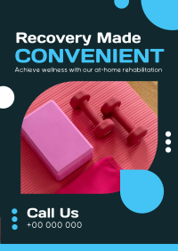 Convenient Recovery Poster Design