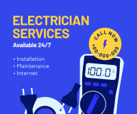 Electrical Services Expert Facebook Post Design