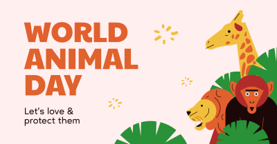 World Animal Day Facebook ad Image Preview