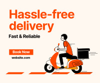 Hassle-Free Delivery  Facebook Post Design