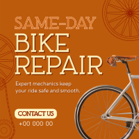 Bike Repair Shop Instagram Post Design
