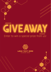 Hex Tech Giveaway Flyer Image Preview